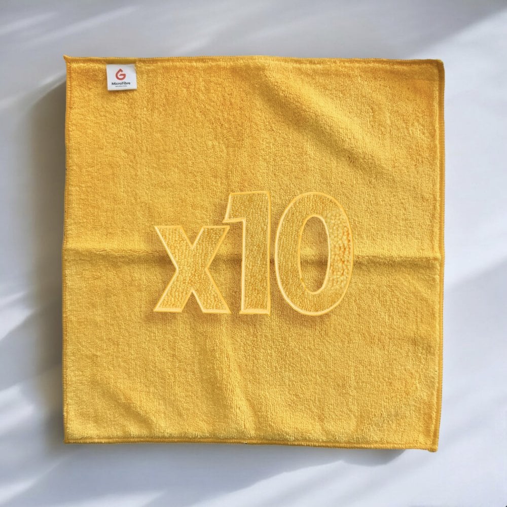 Heavy Duty Microfibre Cloths - Yellow