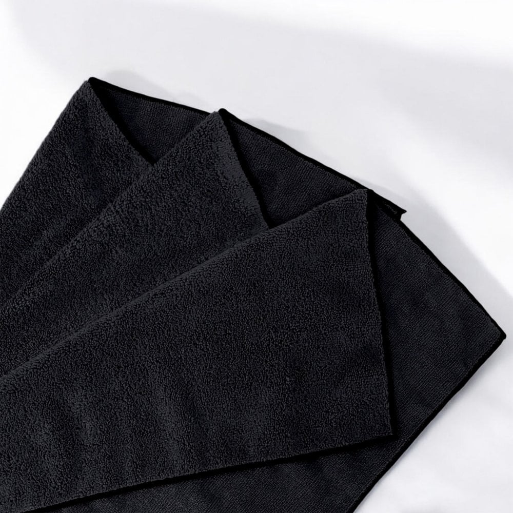 Heavy Duty Microfibre Cloths - Black