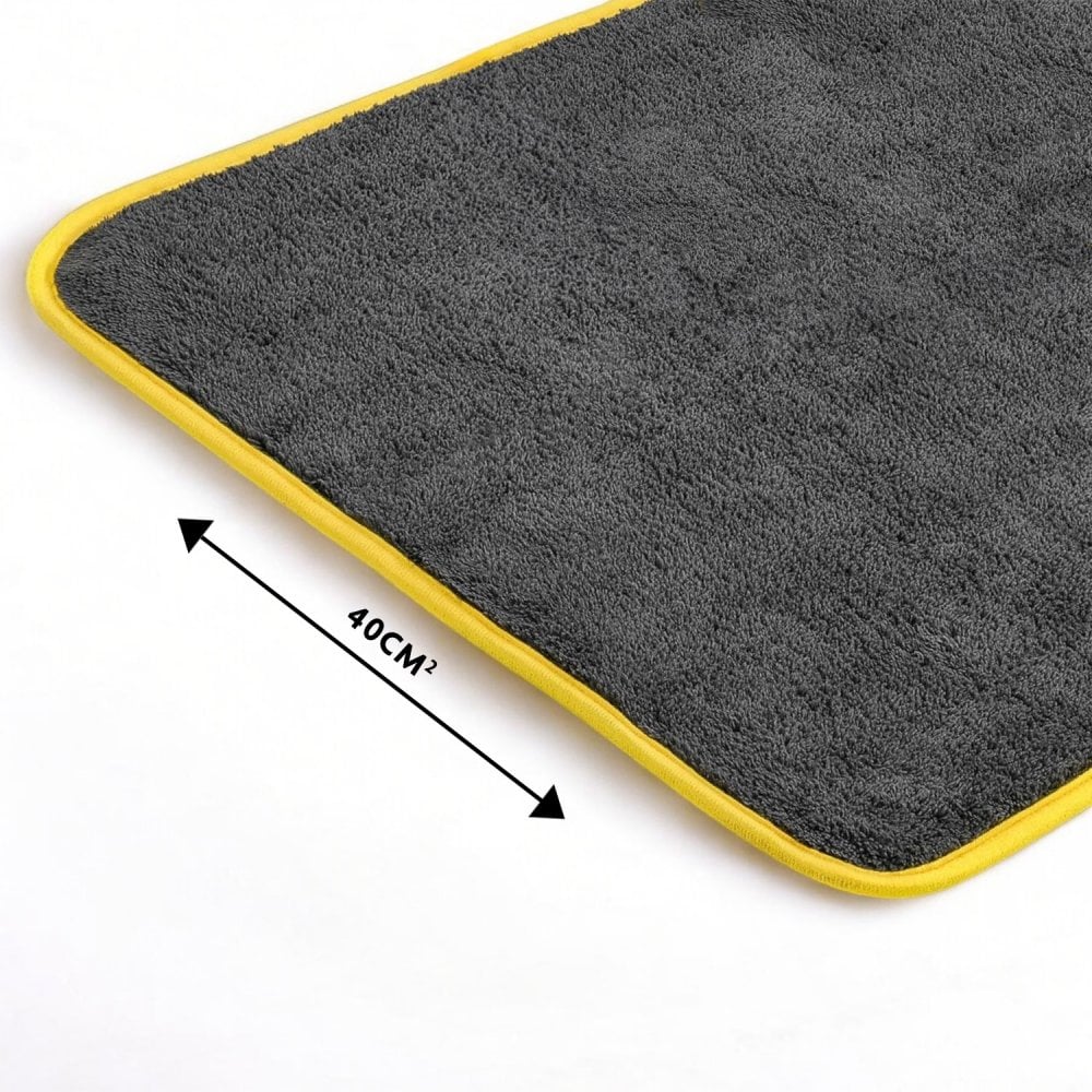 Car Drying Microfibre Towel - Grey