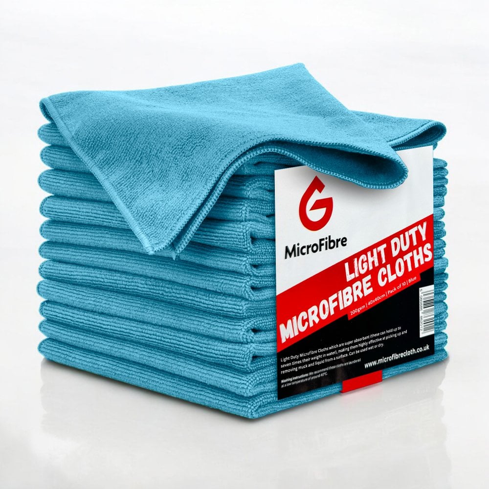 Light Duty Microfibre Cloths - Blue X300