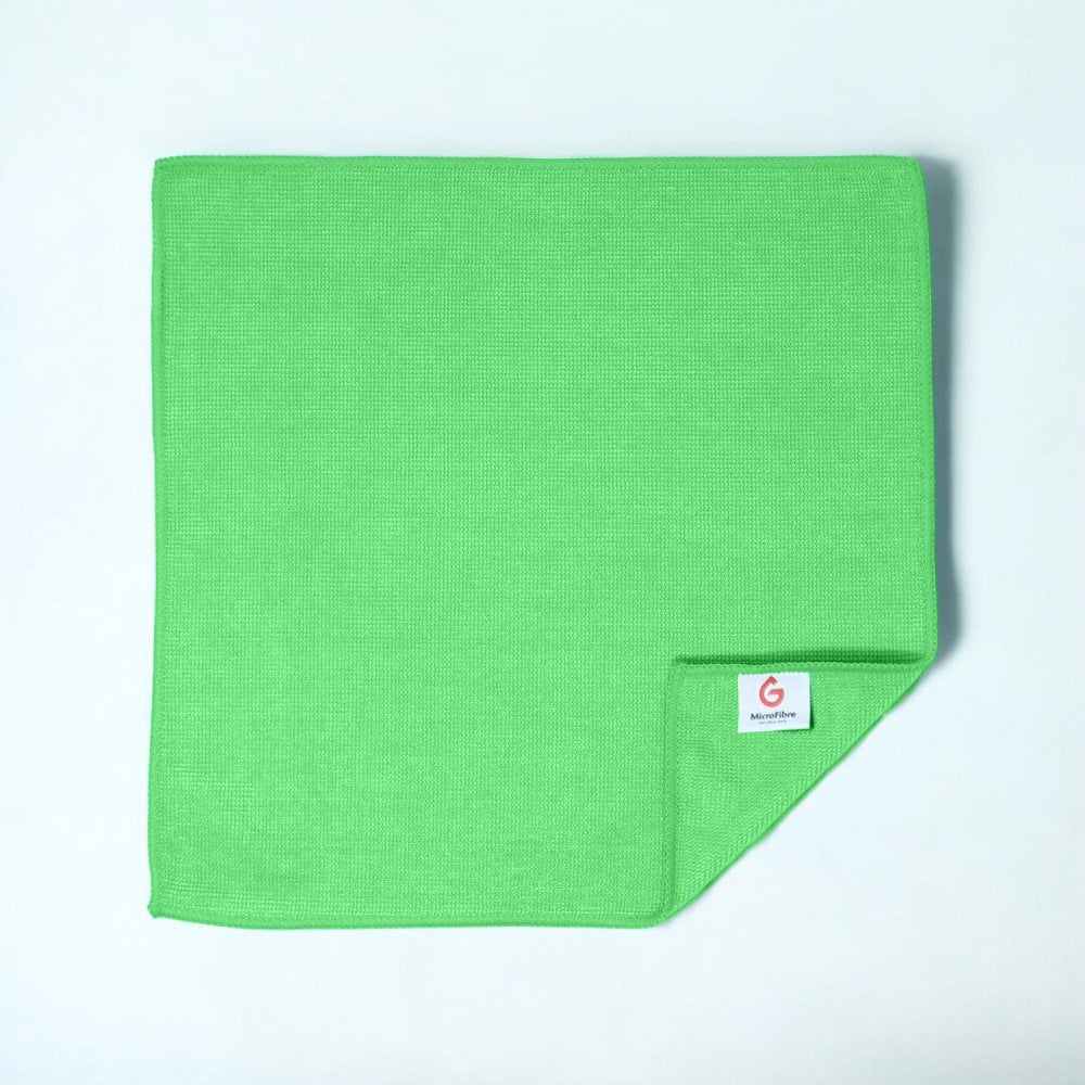 Light Duty Microfibre Cloths - Green X300
