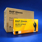Black Nitrile Gloves - Powder Free