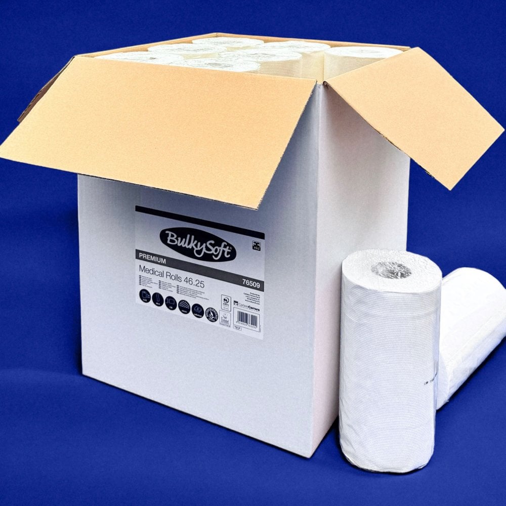 10" Wiper Rolls - 2 Ply Luxury - White