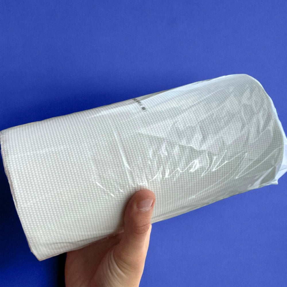 10" Wiper Rolls - 2 Ply Luxury - White