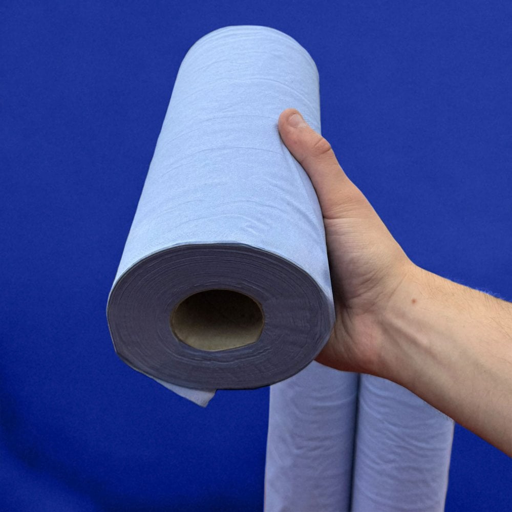 10" Wiper Rolls - 3 Ply - Blue
