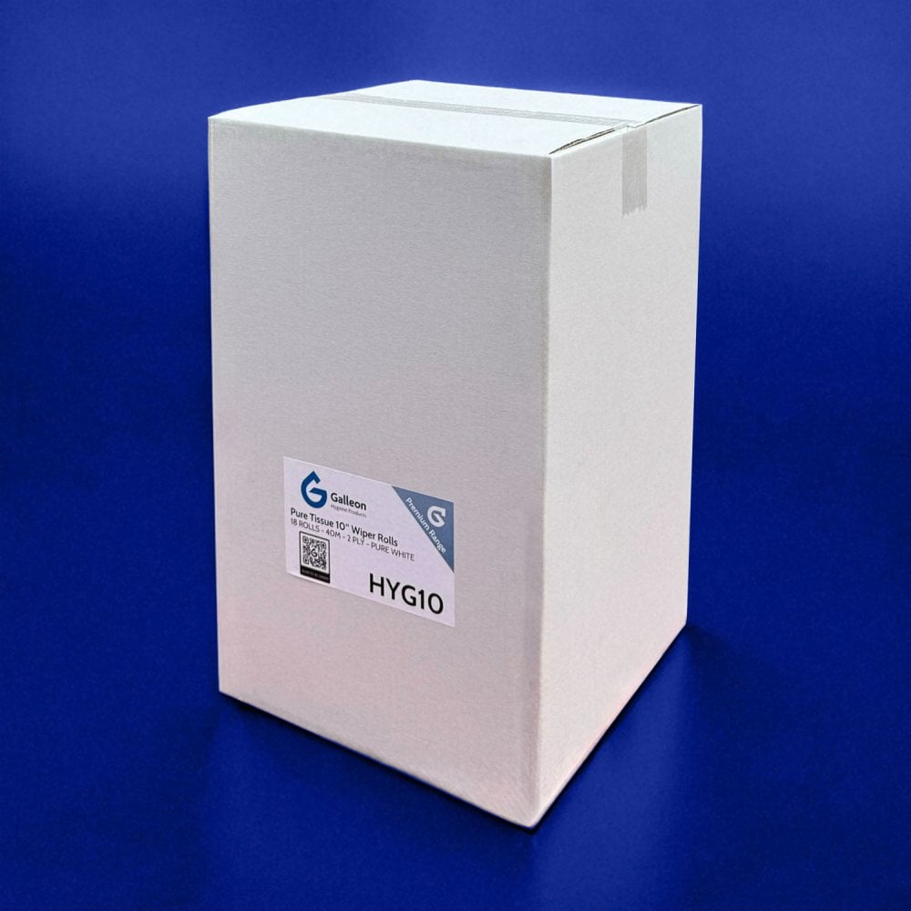 10" Wiper Rolls - 2 Ply - White Pallet | 48 Cases