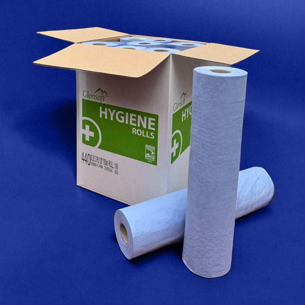 3 Ply Luxury Blue Couch Rolls