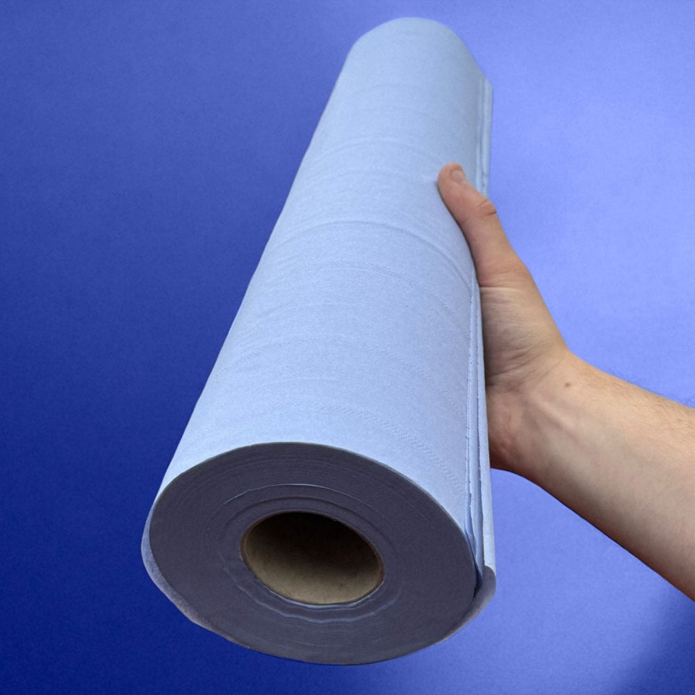 3 Ply Luxury Blue Couch Rolls