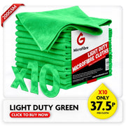 Light Duty Green Microfibre Cloths