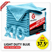 Light Duty Microfibre Cloths - Blue