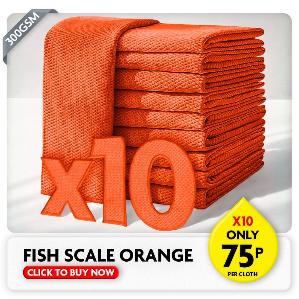 Fish Scale Cloths - Orange