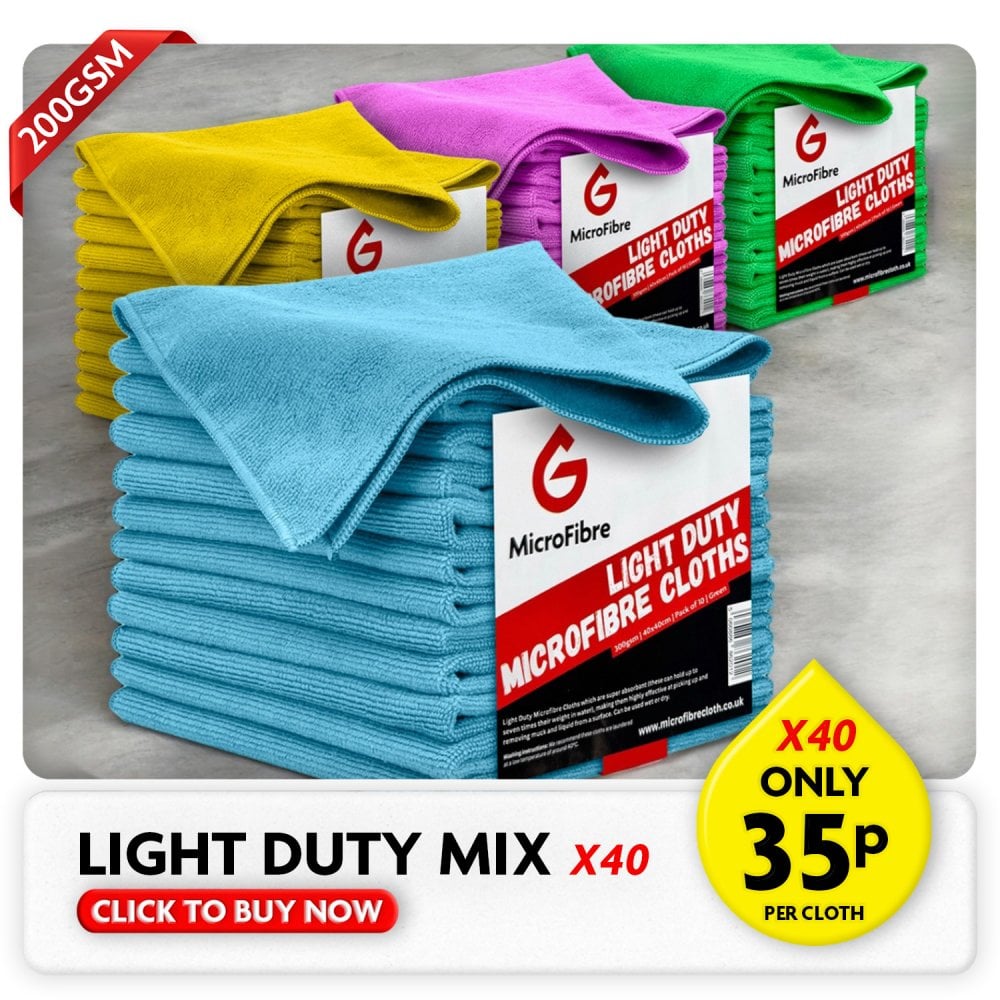 Microfibre Cloth Mix - Green, Blue, Pink & Yellow