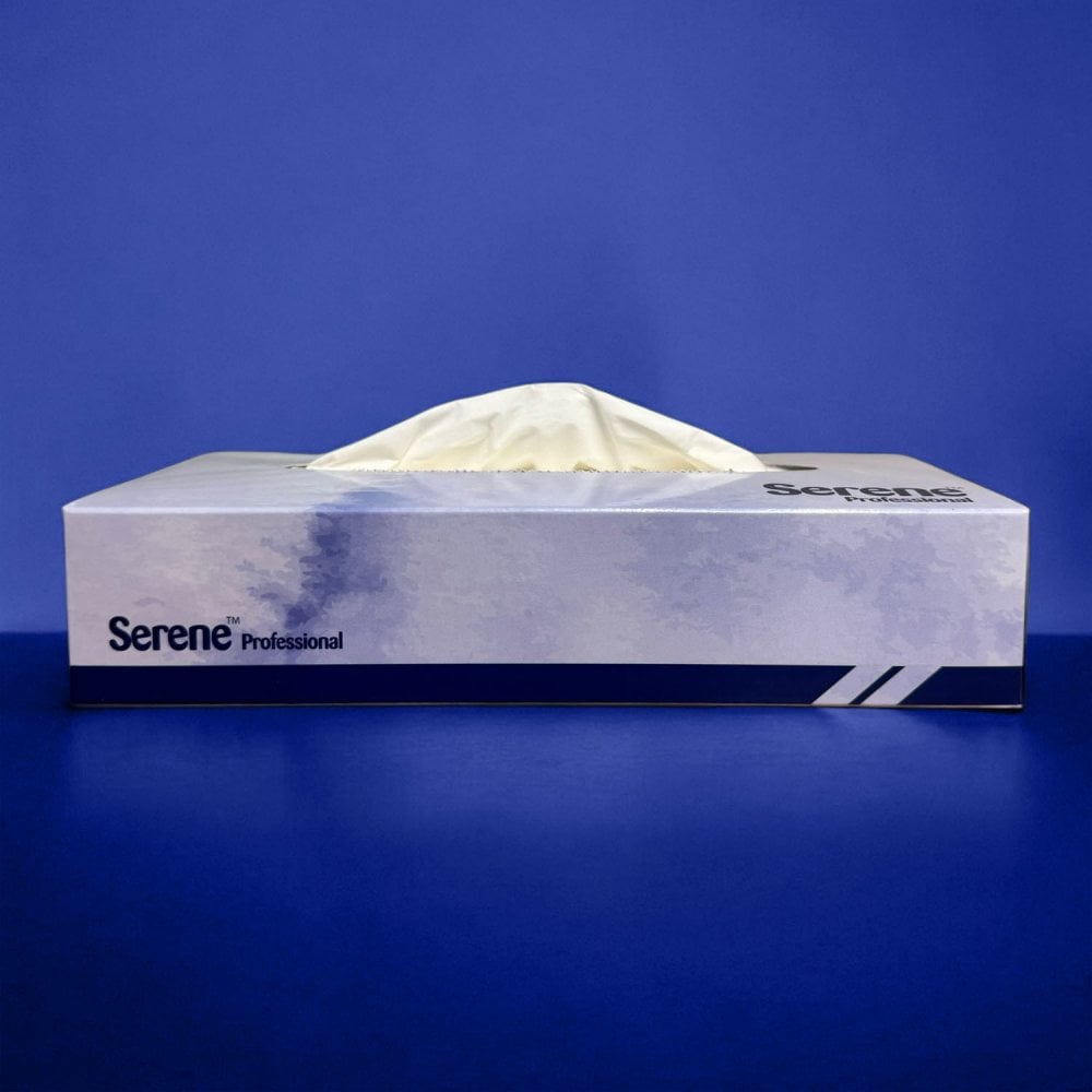 Paper Facial Tissues - 2 Ply White