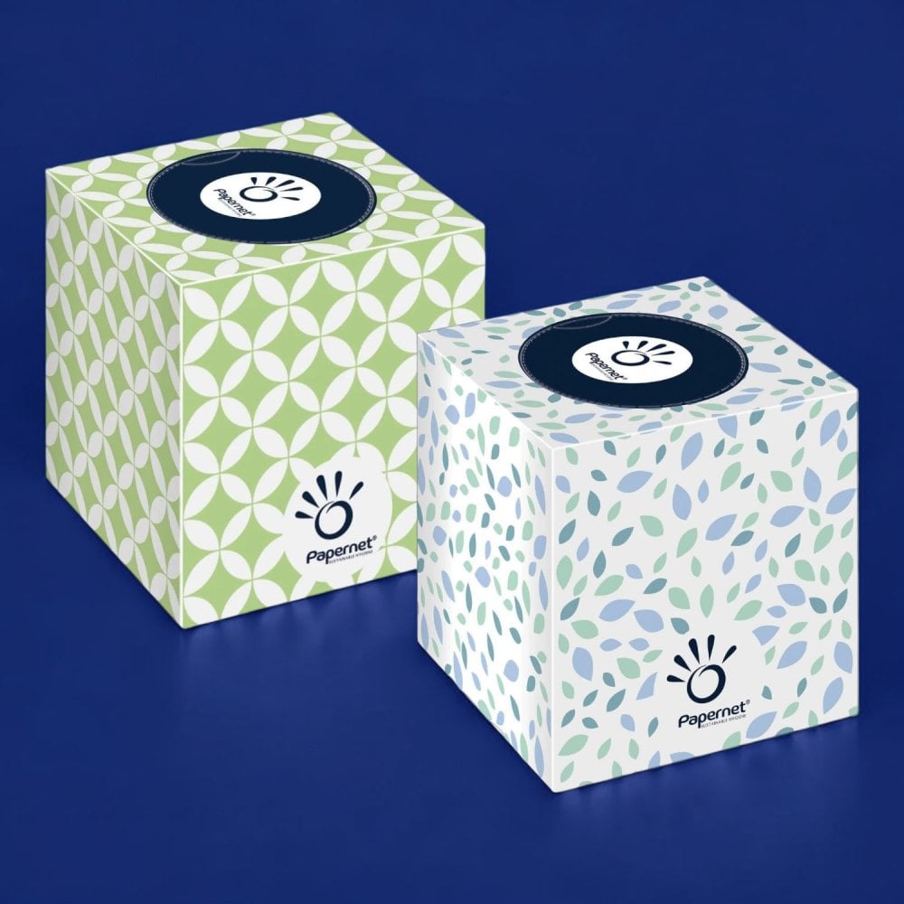 White Facial Tissues - 2 Ply
