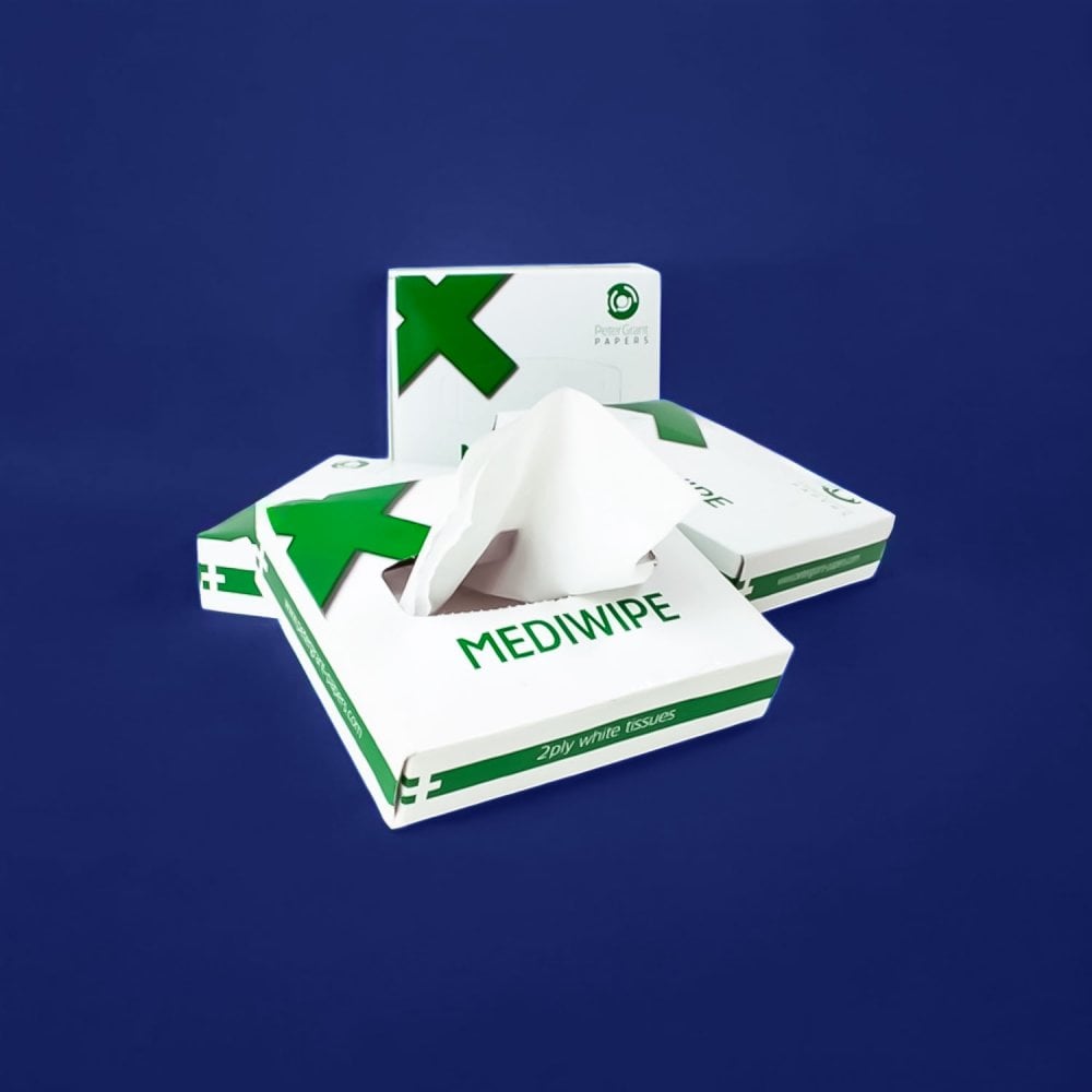 Medical Wipes - 2 Ply White