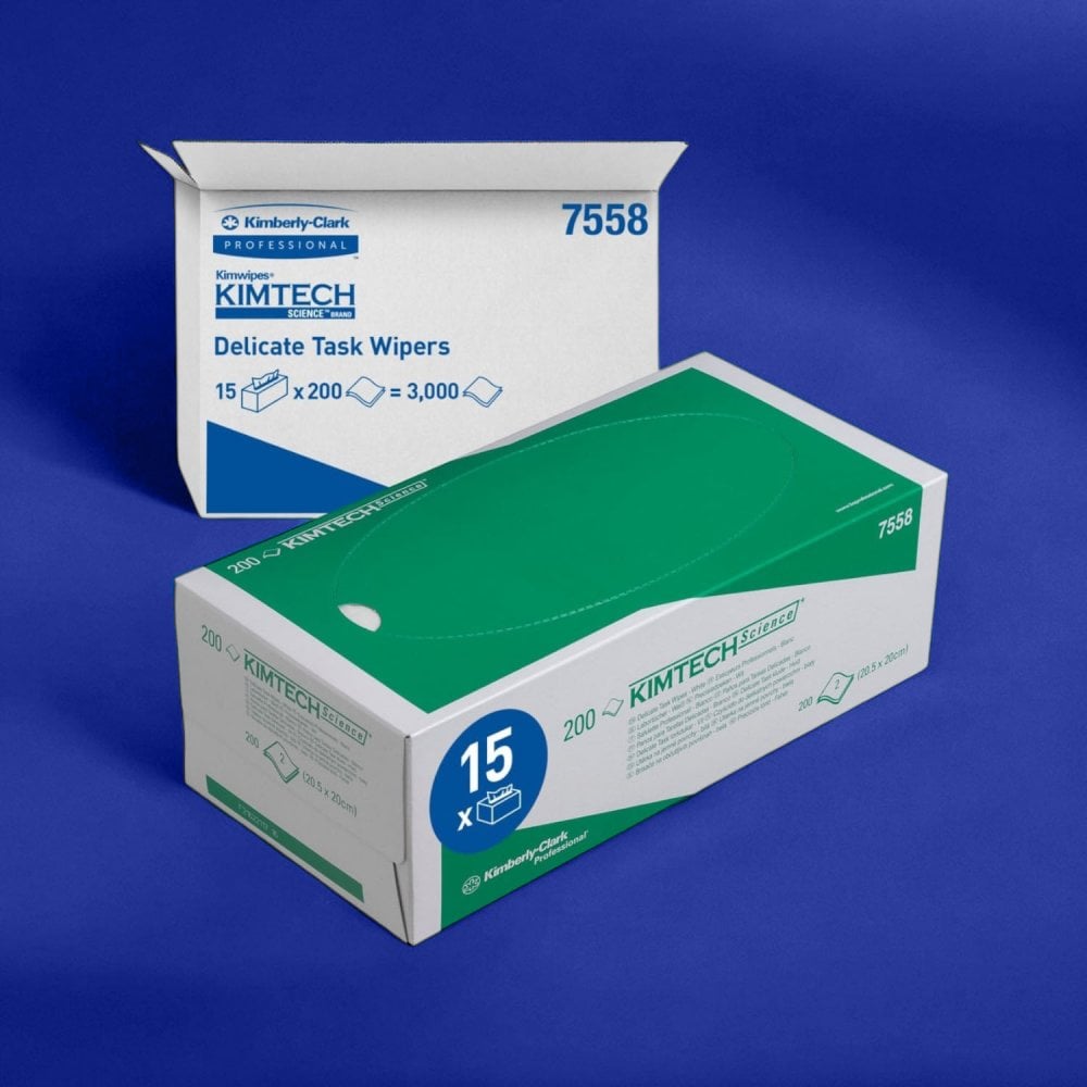 Kimberly Clark 7558 - 2 Ply Wipes