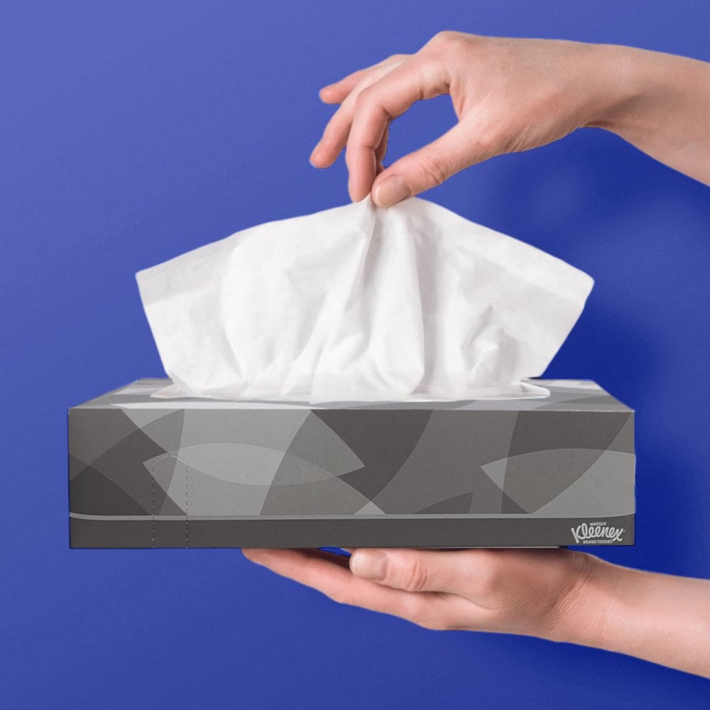 Facial Tissues - 2 Ply White