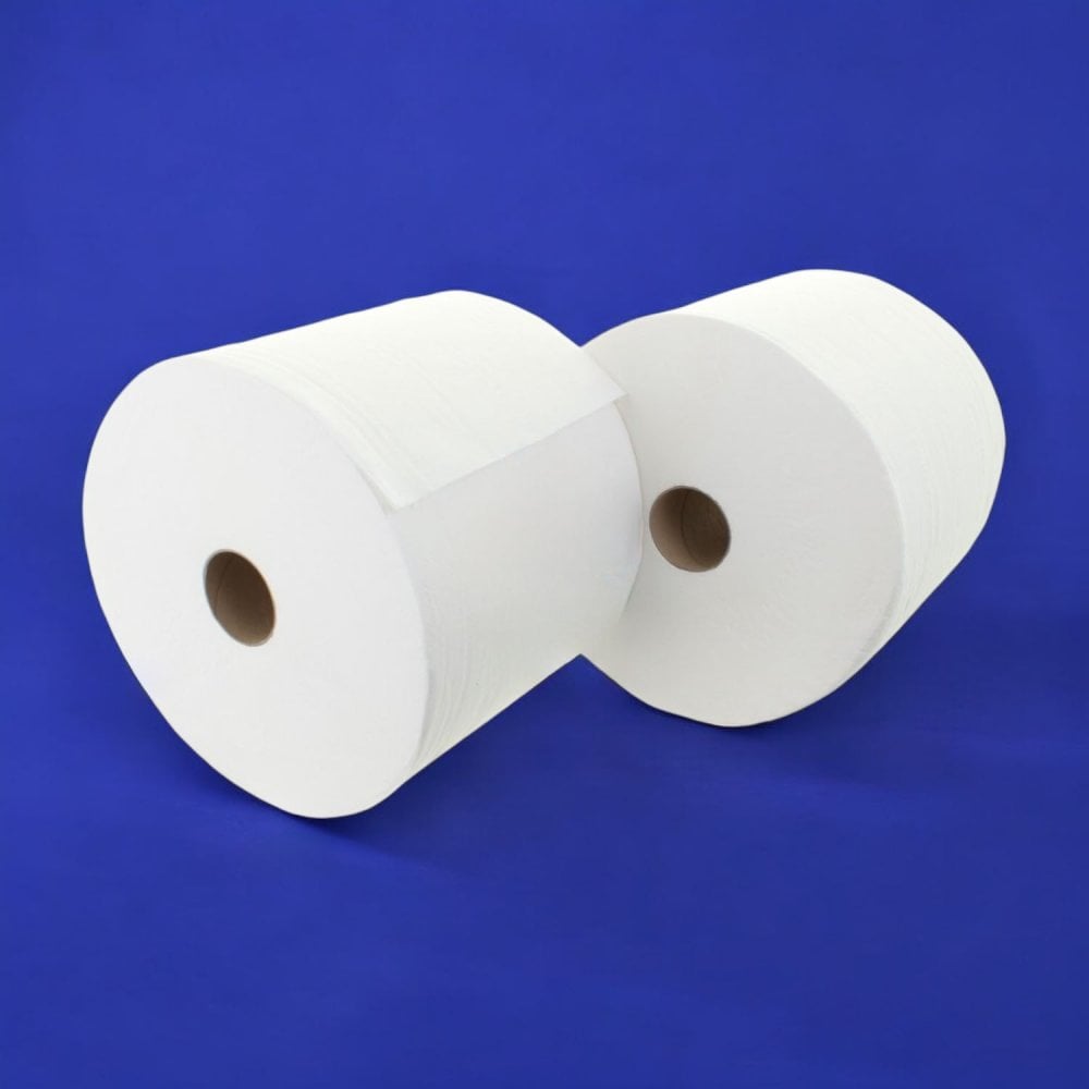 Forecourt Rolls - 2 Ply - White - Twin Pack