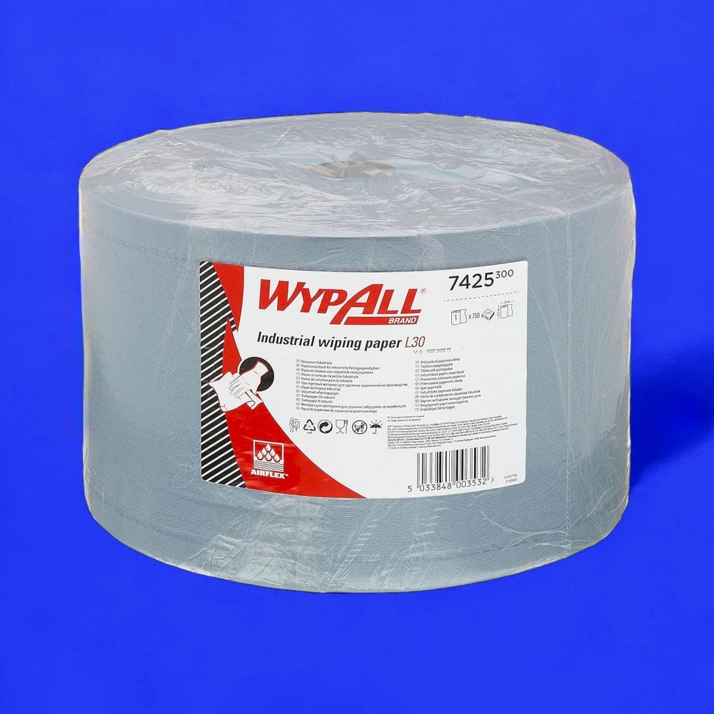 L30 Ultra + Wiper Roll - 3 Ply - Blue