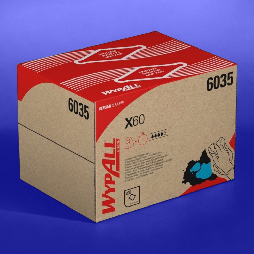 WYPALL* X60 Cloths - BRAG * Box / White