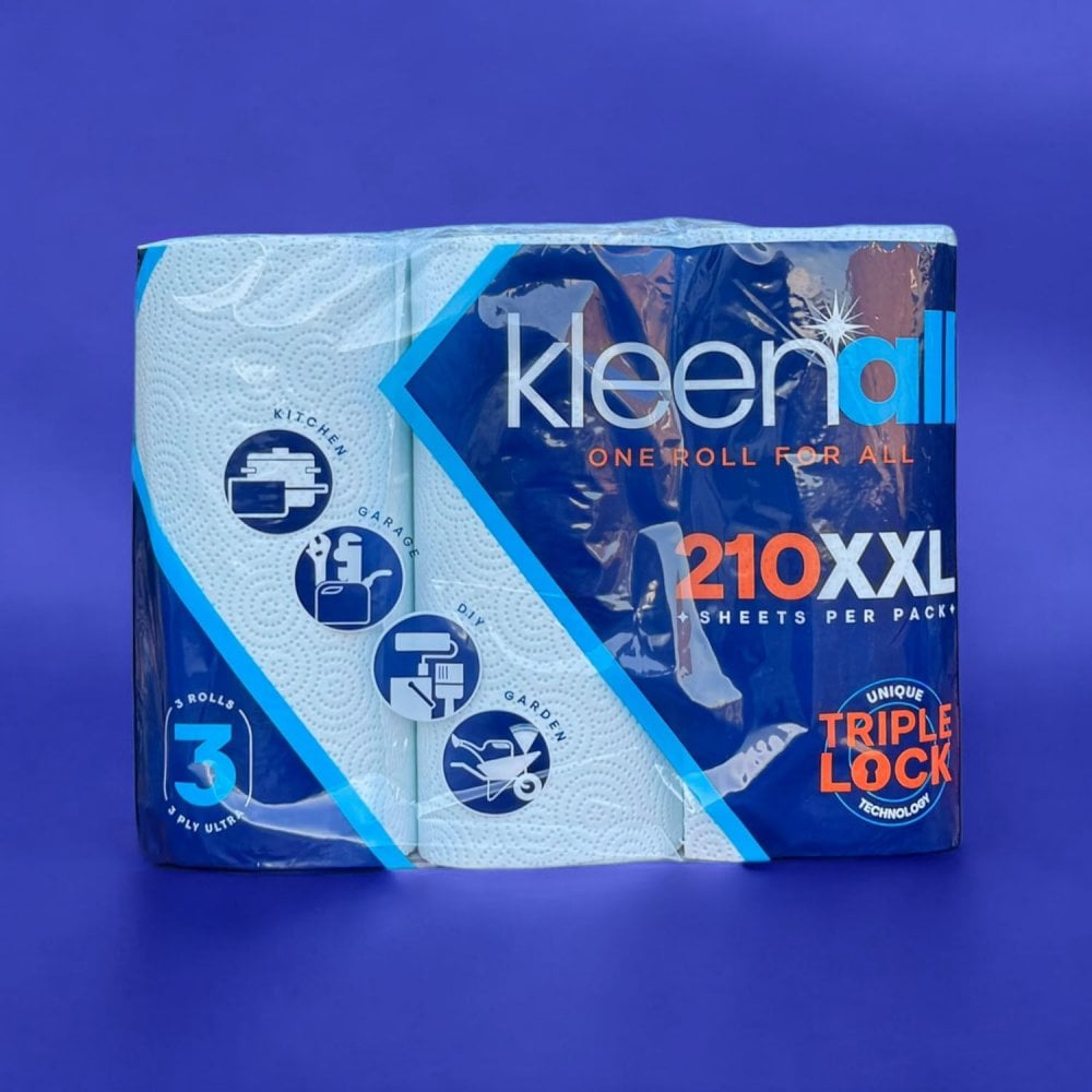 Kleenall Kitchen Rolls - 3 Ply x 12 Rolls