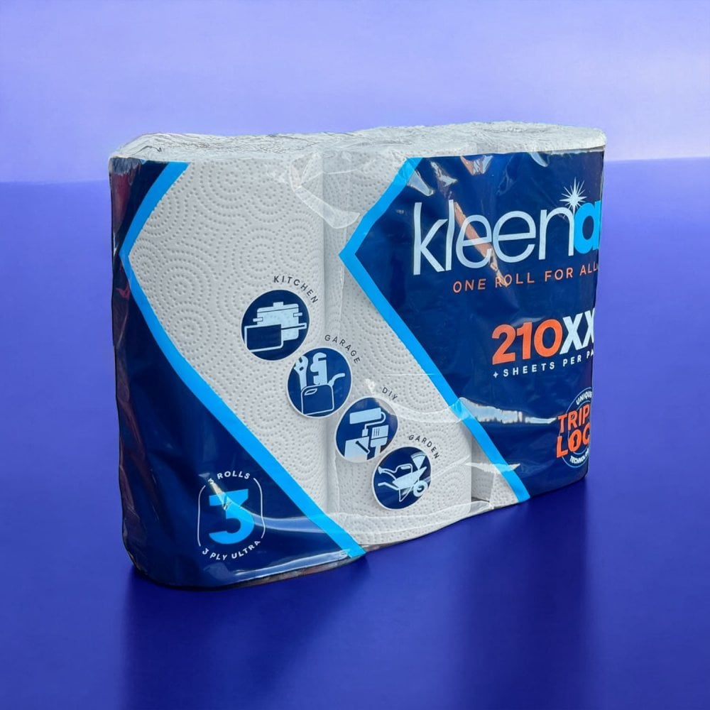 Kleenall Kitchen Rolls - 3 Ply x 12 Rolls