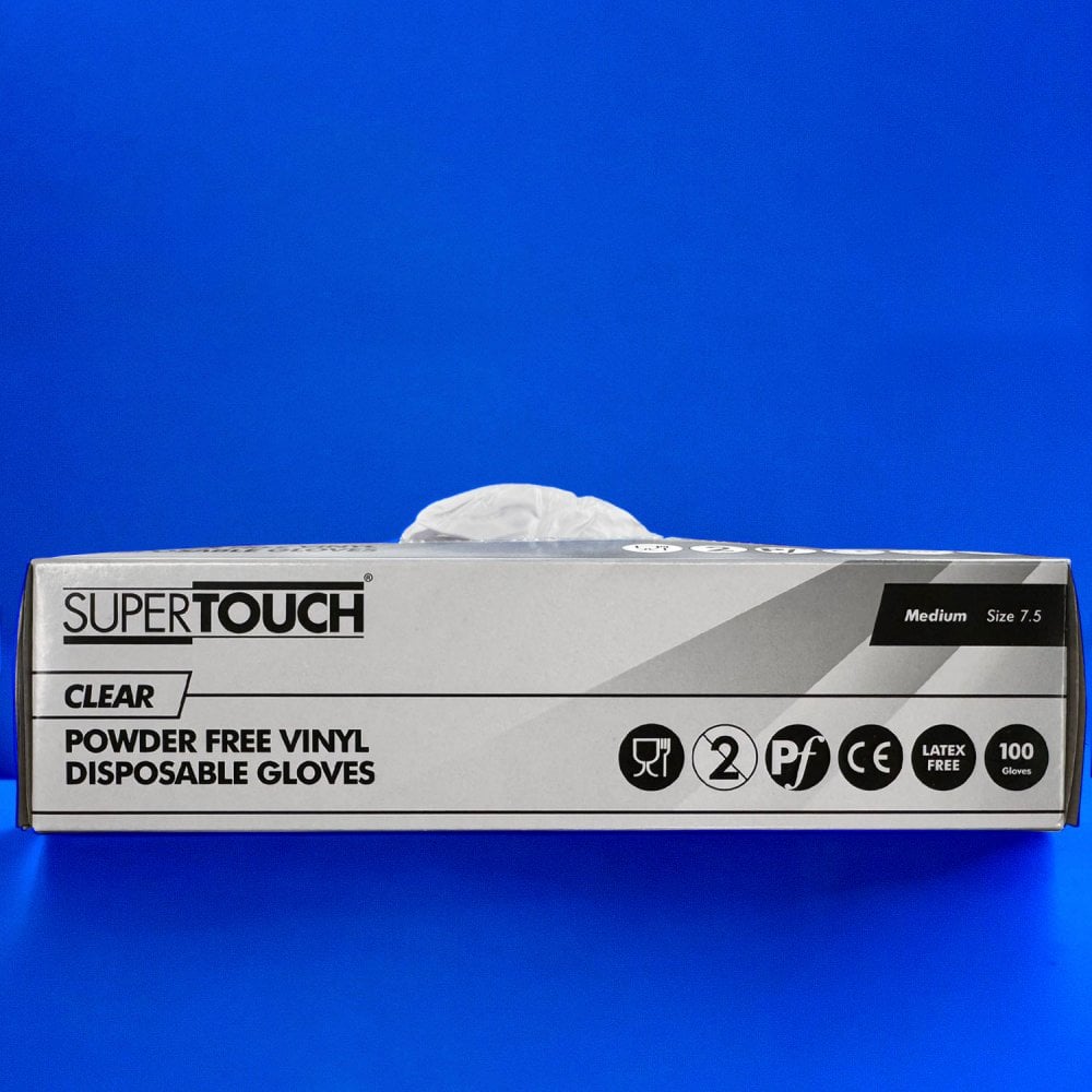 Clear Vinyl Gloves - Powder Free