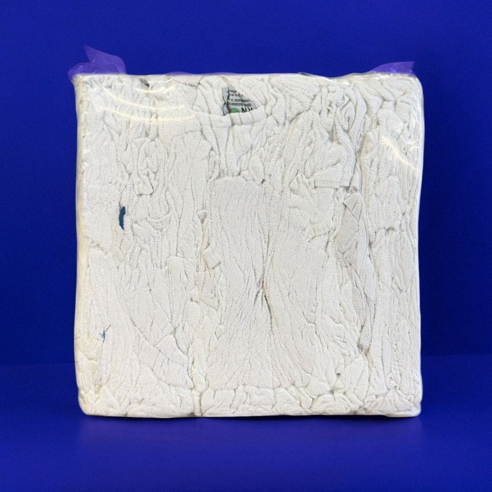 Cleaning Rags - Terry Toweling - White