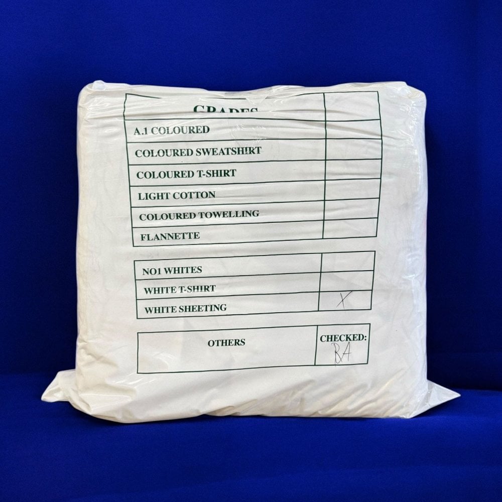 Cleaning Rags - Hotel Bed Linen - White