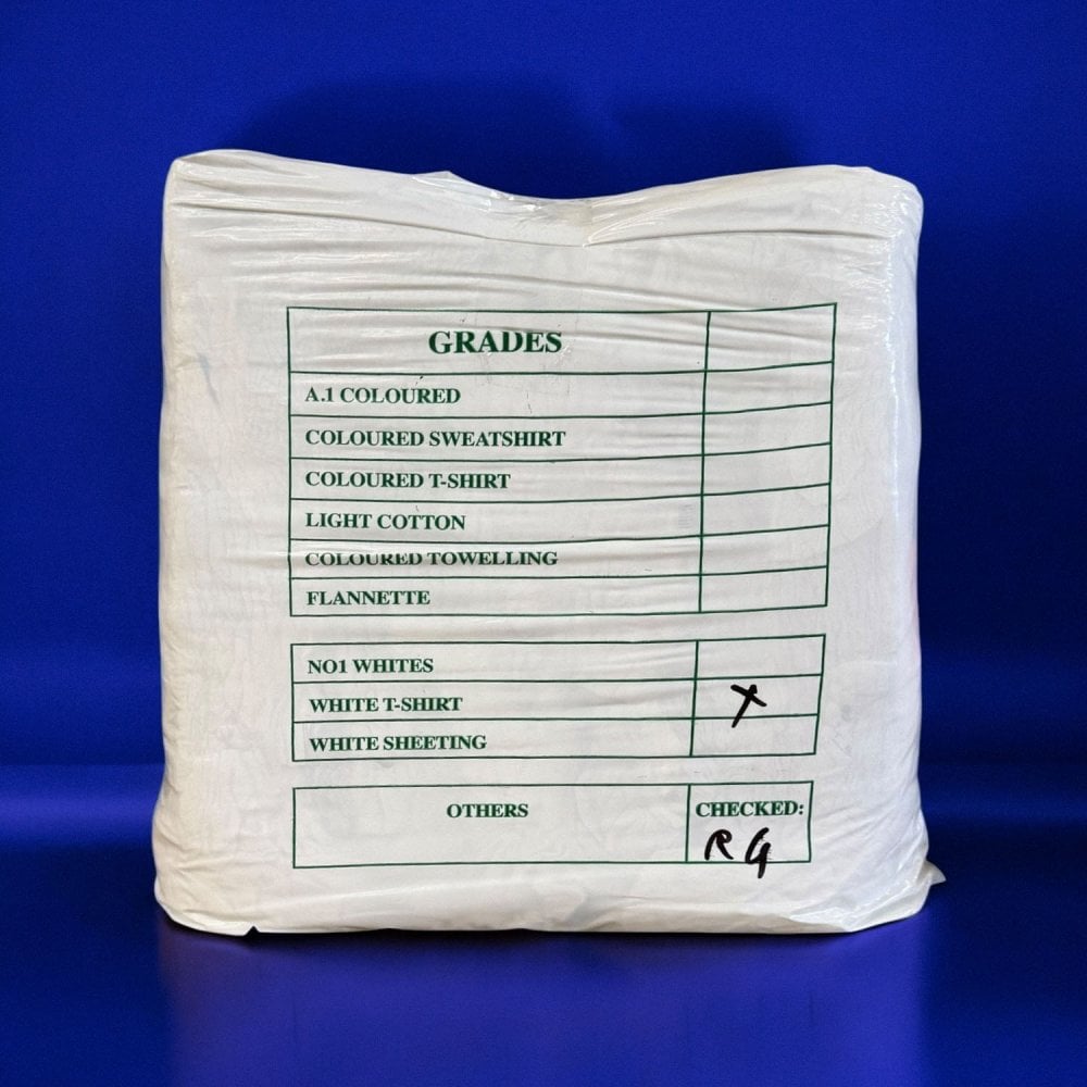 Cleaning Rags - T Shirt - White