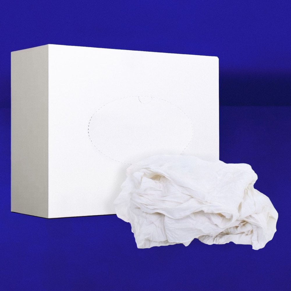 Cotton Polishing Cloth - White