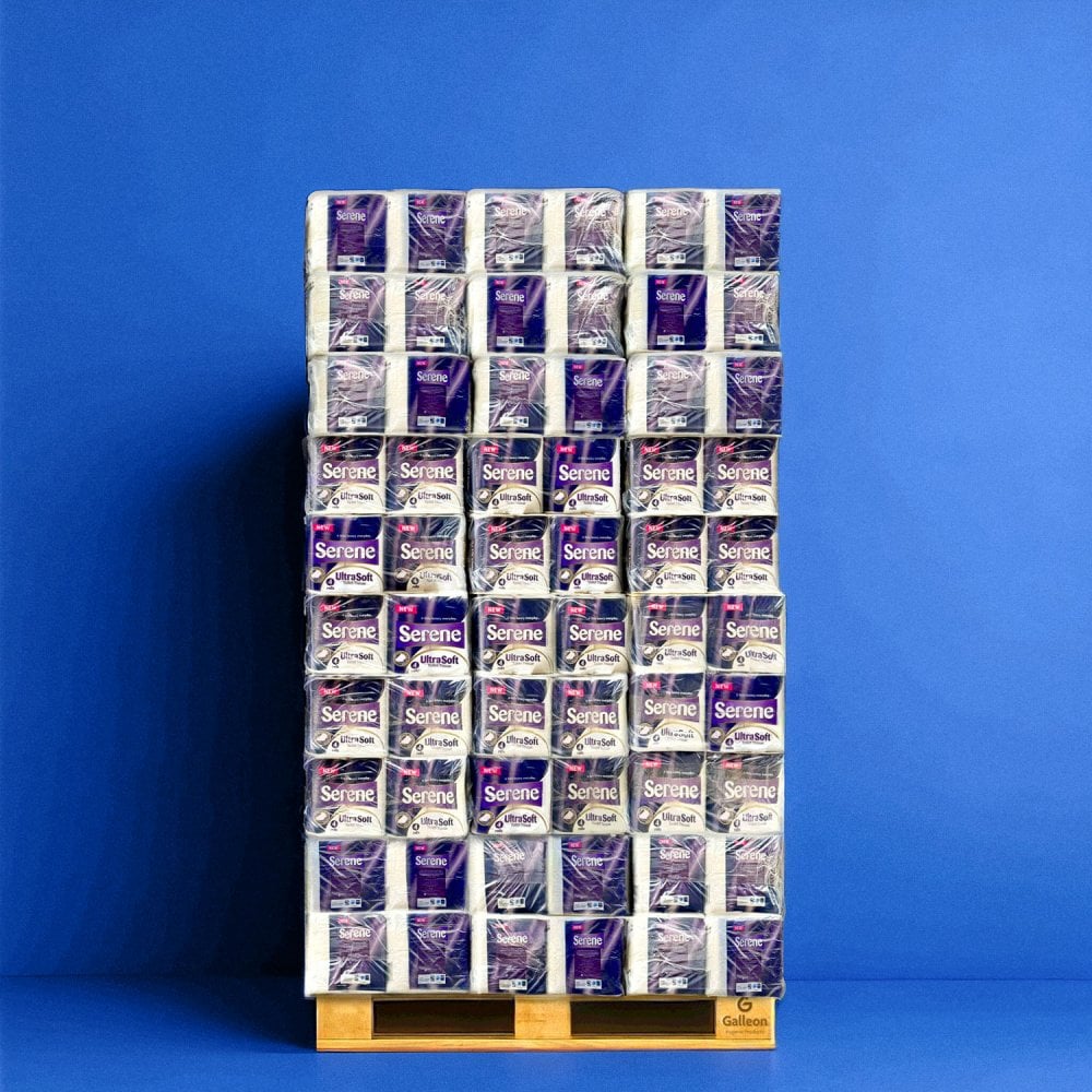 UltraSoft 3 Ply Toilet Roll Pallet | 60 Cases