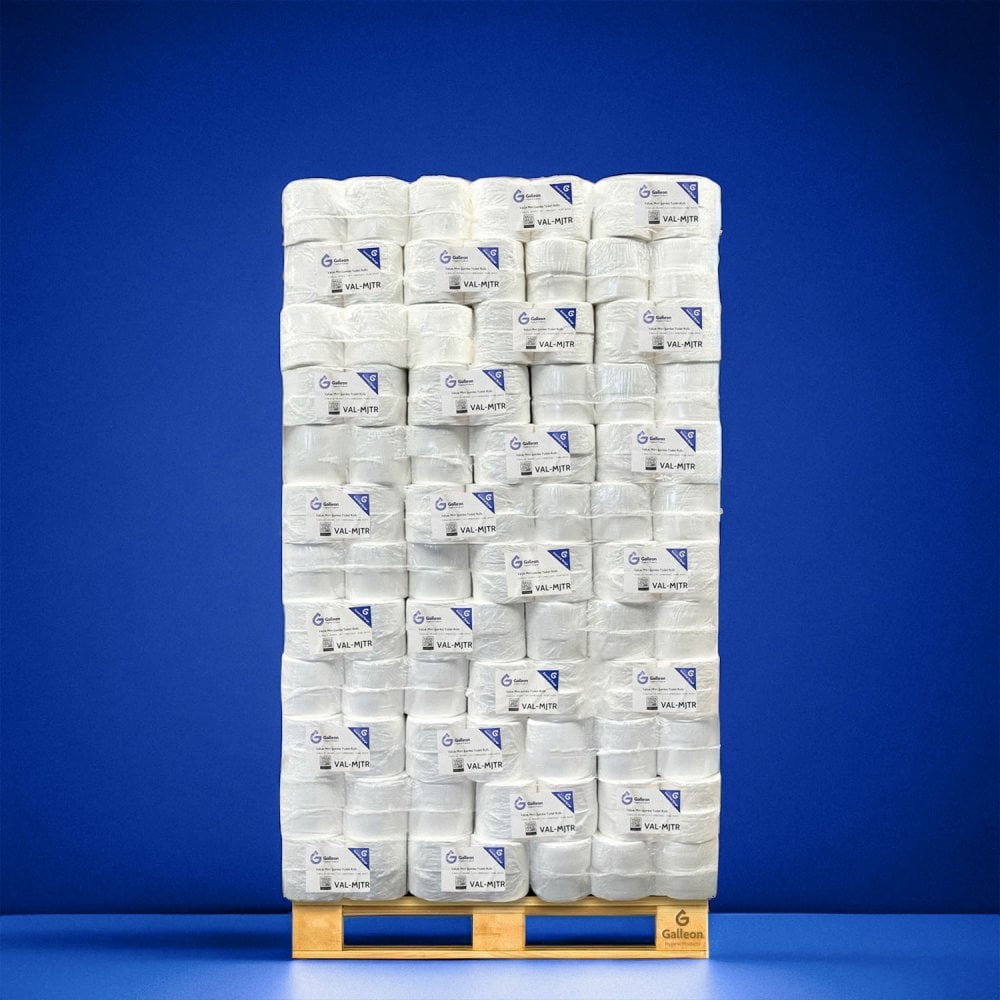 Mini Jumbo Toilet Roll Pallet | 84 Cases