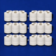 Bundle Offer: £12.75 Per Case - Mini Jumbo Toilet Rolls - 2 Ply - Embossed | 6 Cases