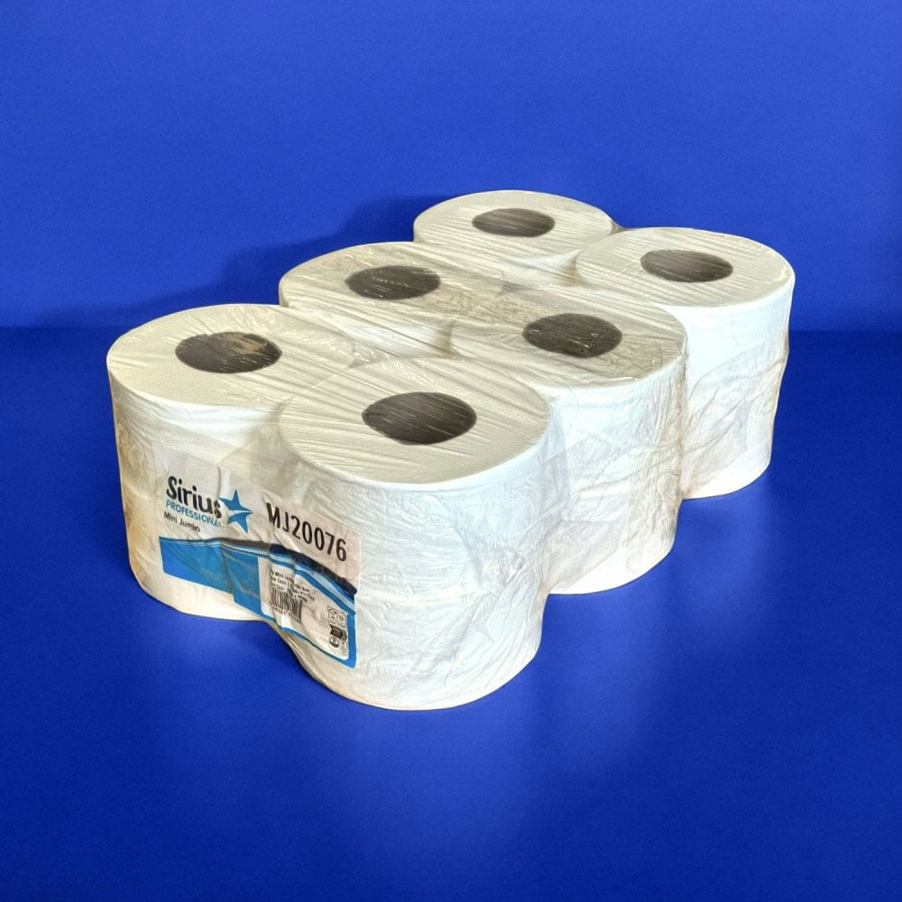 Mini Jumbo Toilet Rolls - 2 Ply - 3" Core
