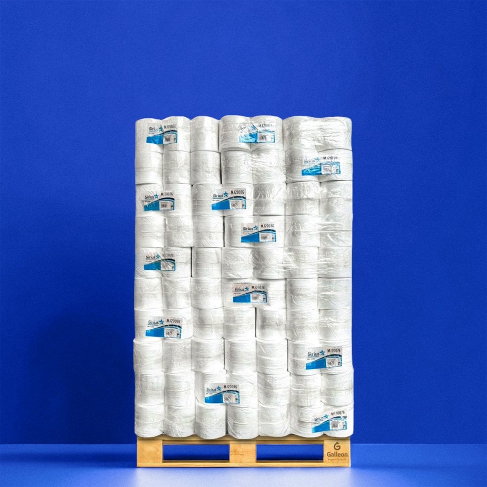 Mini Jumbo Toilet Rolls - 2 Ply - 3" Core - Pallet | 66 Cases