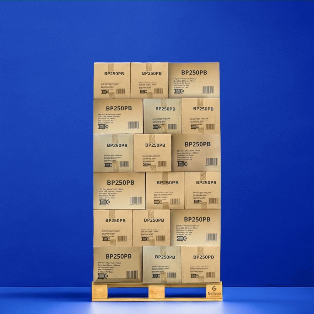 Toilet Roll Bulk Pack - 2 Ply - Pallet | 72 Cases