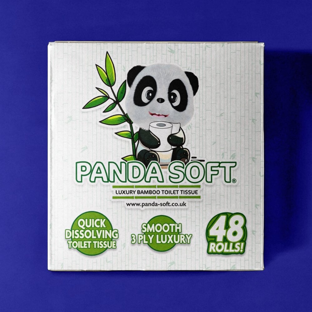 48 x Bamboo Toilet Rolls - 3 Ply