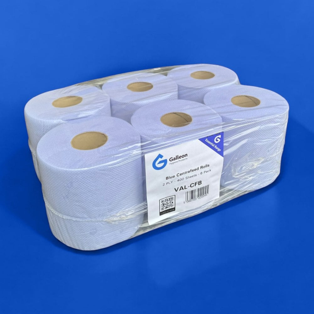 2 Pallet Offer: Value 2ply Blue Centrefeed Rolls | 182 Cases