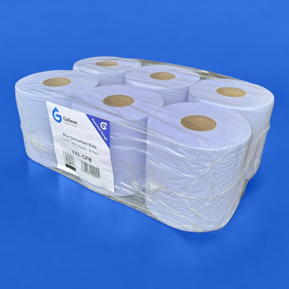 2 Pallet Offer: Value 2ply Blue Centrefeed Rolls | 182 Cases
