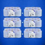 Bundle Offer: Value 2 Ply Blue Centrefeed Rolls | 6 Cases