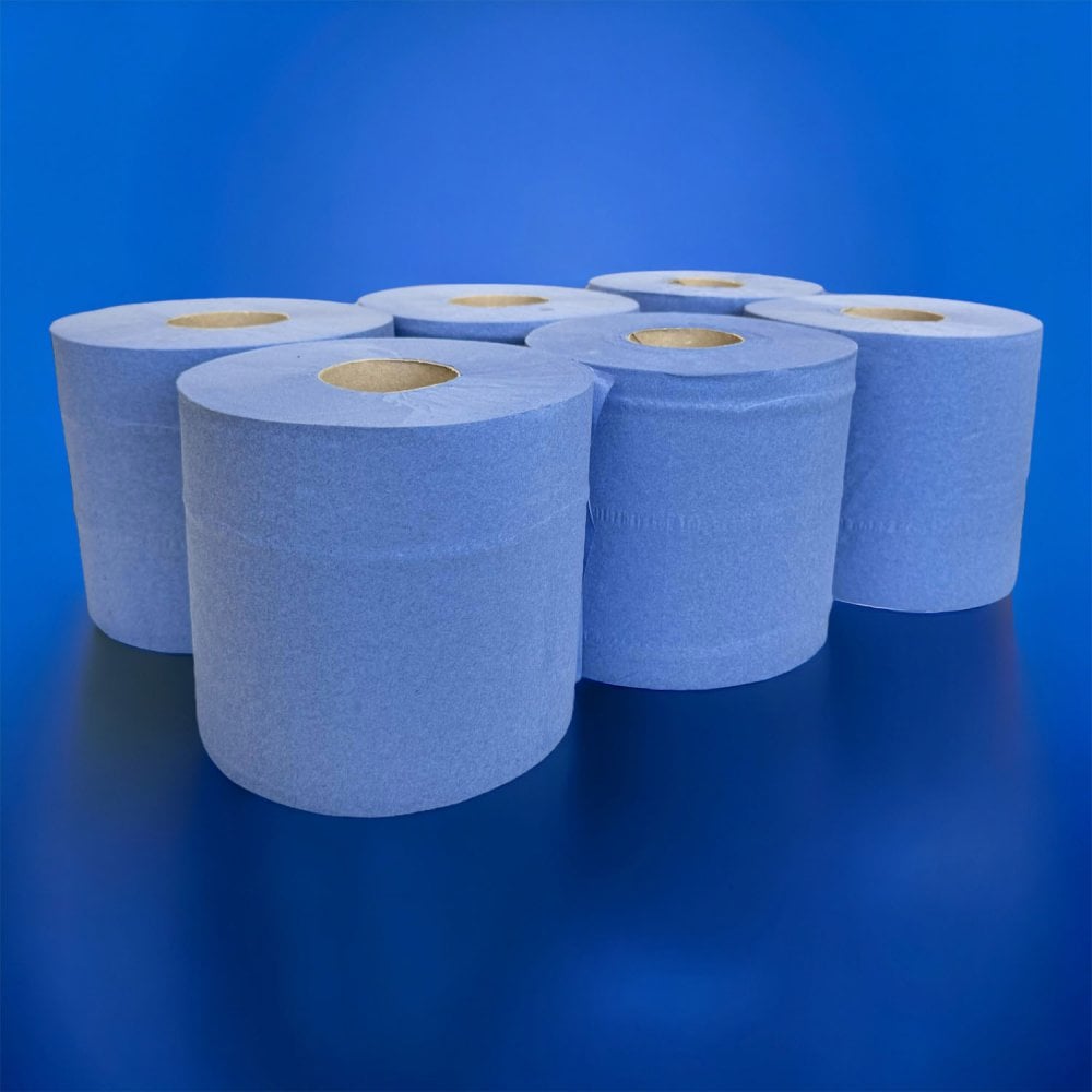 150m Blue Roll - 2 Ply Pallet | 91 Cases
