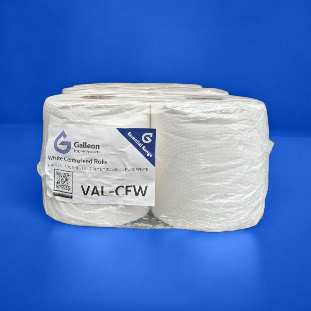 Embossed 2 Ply Centrefeed Rolls | 91 Cases
