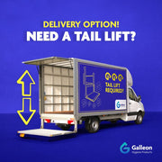 DELIVERY OPTION :  TAIL LIFT REQUIRED