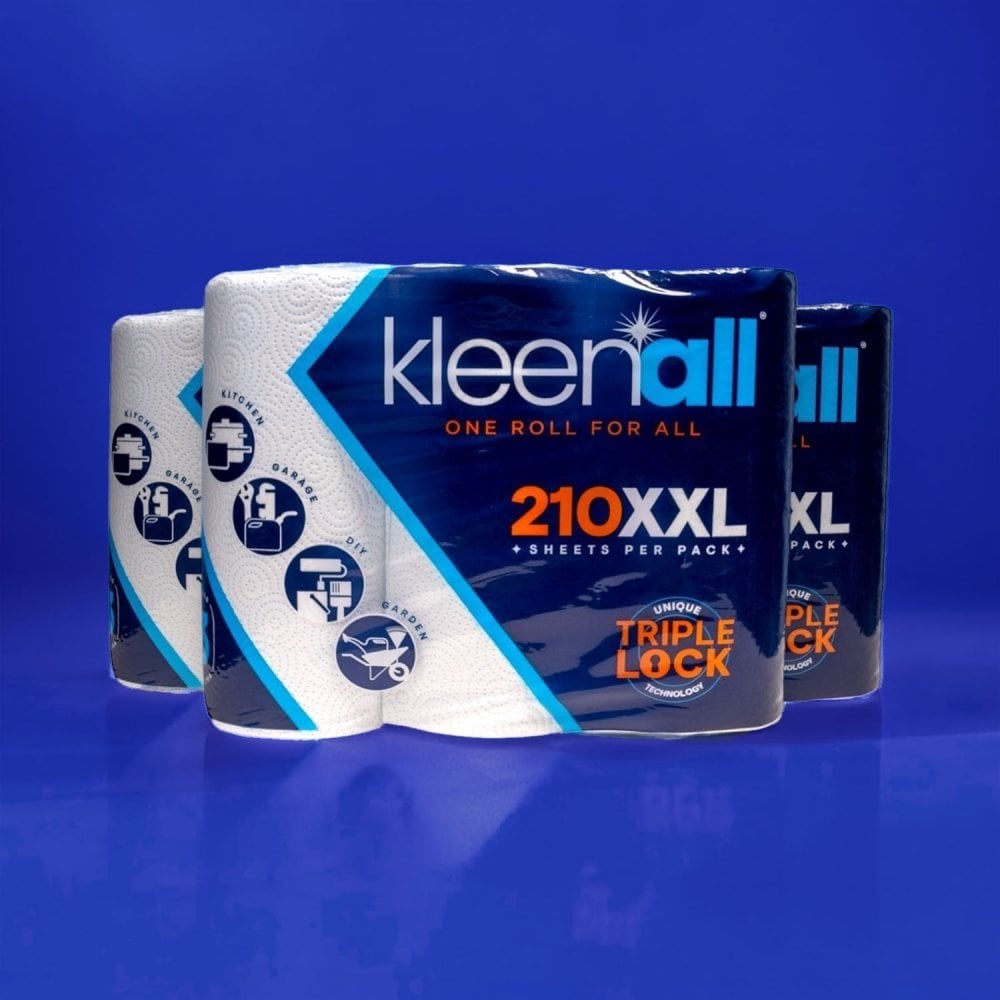 Kleenall Kitchen Rolls - 3 Ply x 12 Rolls | 2 Cases