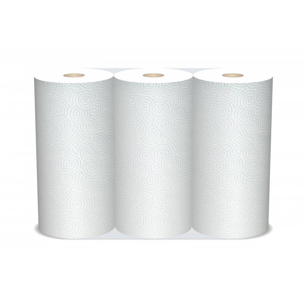 Kleenall Kitchen Rolls - 3 Ply x 12 Rolls | 2 Cases