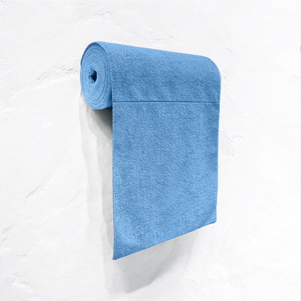 Microfibre Cloths On A Roll - Blue