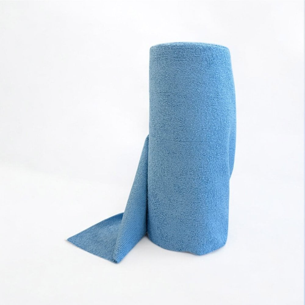 Microfibre Cloths On A Roll - Blue