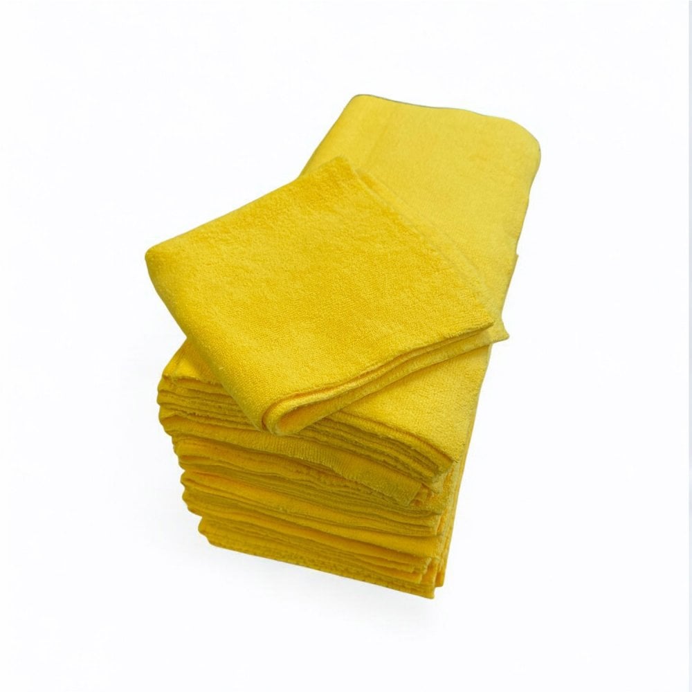 Ultra Edgeless Premium Microfibre Cloth - Yellow