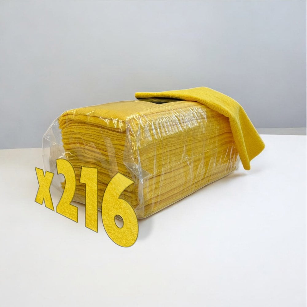 Ultra Edgeless Premium Microfibre Cloth - Yellow Bundle Offer